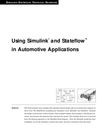 Using Simulink And StateflowTM - Hacettepe