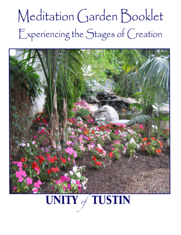Meditation Garden Booklet - Home - Unity Of Tustin