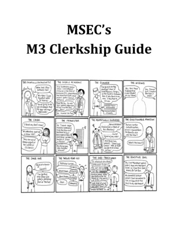 MSEC’s M3 Clerkship Guide - UTHSC