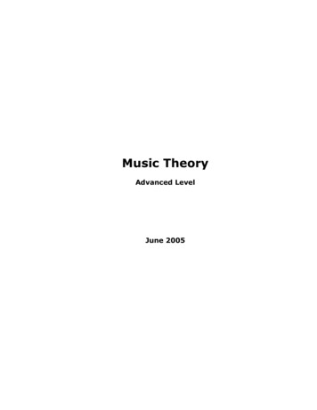 Music Theory - Advanced - Lifesmith