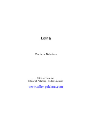Lolita - Taller Palabras