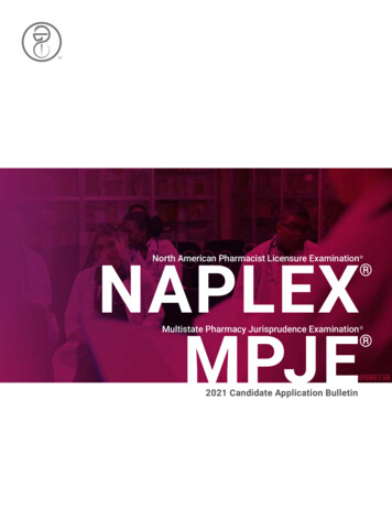 NAPLEX North American Pharmacist Licensure Examination .