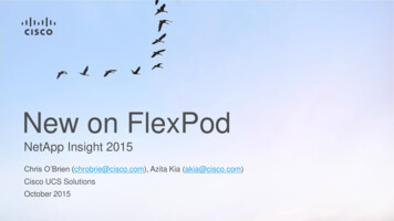 New On FlexPod - Cisco