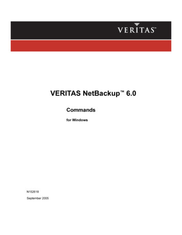 NetBackup Commands For Windows - Fu-berlin.de