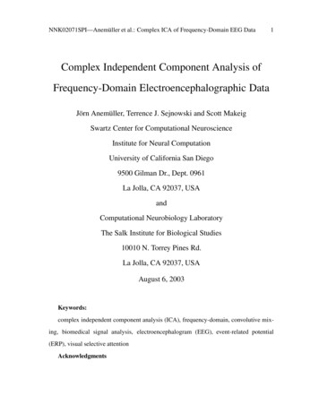 Complex Independent Component Analysis Of Frequency-Domain .