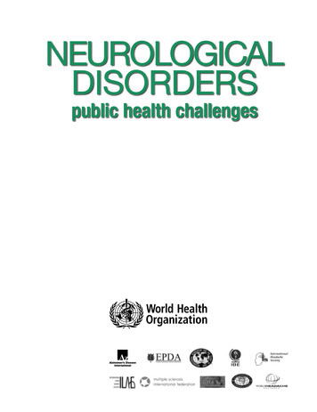 NEUROLOGICAL DISORDERS - WHO