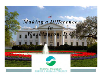 Making A Difference In Washington, D