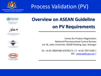 Process Validation (PV)