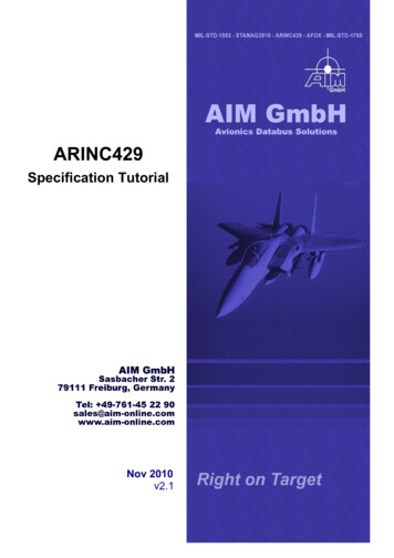 ARINC 429 Tutorial - AIM Online