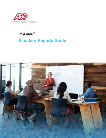 Standard Reports Guide - ADP
