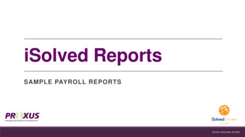 Payroll Summary Report - Template