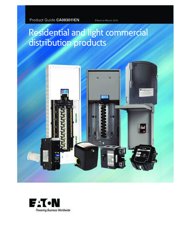 Product Guide CA003011EN Residential And Light Commercial .