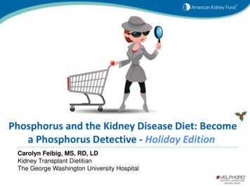 Phosphorus And The Kidney Disease Diet: Become A .
