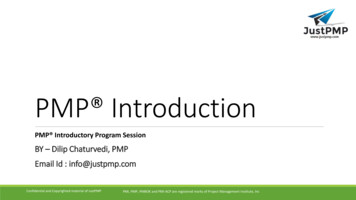 PMP Introduction