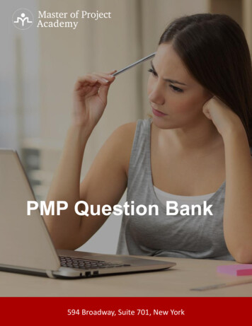 PMP Question Bank - Master Of Project
