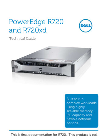 PowerEdge R720 And R720xd - Dell