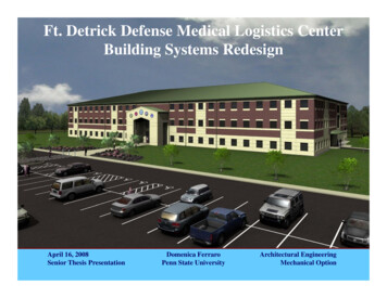 Ft. Detrick Defense Medical Logistics Center Buildinggy G .