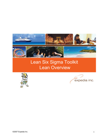 Lean Six Sigma Toolkit Lean Overview - Wikimedia