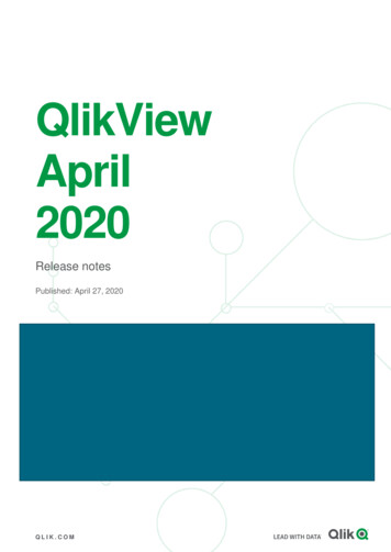 QlikView April 2020 Release Notes