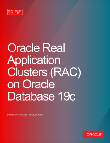 Oracle Real Application Clusters (RAC) Technical Overview