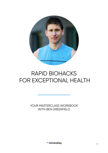 RAPID BIOHACKS FOR EXCEPTIONAL HEALTH