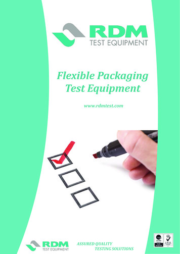Flexible Packaging Test Equipment