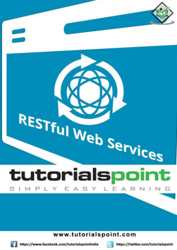 RESTful Web Services - Tutorialspoint