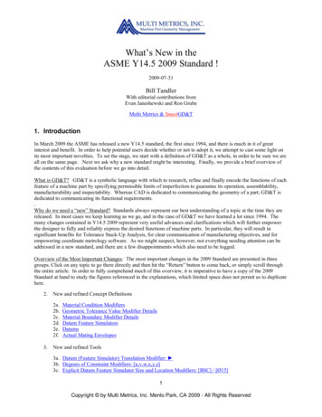 What’s New In The ASME Y14.5 2009 Standard