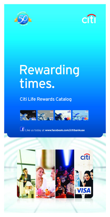 Citi Rewards Catalogue Sept2013 Final1 - Citibank UAE