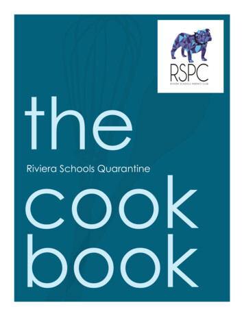 The Riviera Schools Quarantine Cook Book