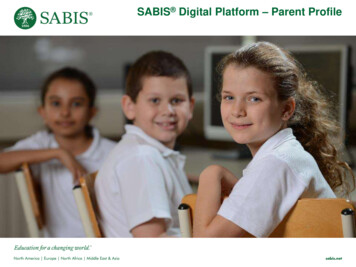 SABIS Digital Platform Parent Profile