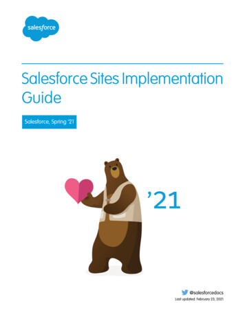 Salesforce Sites Implementation Guide