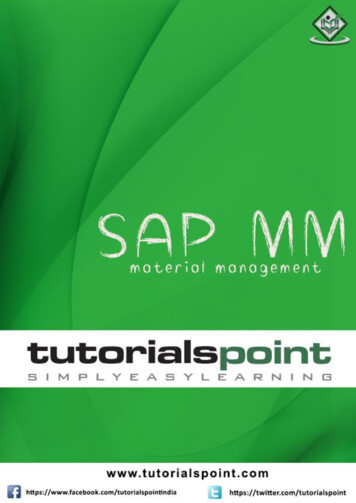 SAP_MM_Tutorial.pdf - Tutorialspoint