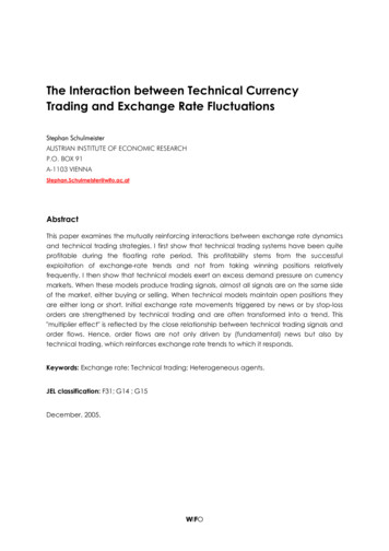 The Interaction Between Technical Currency Trading And .