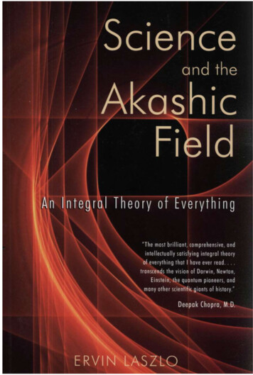 Science And The Akashic Field - WordPress 