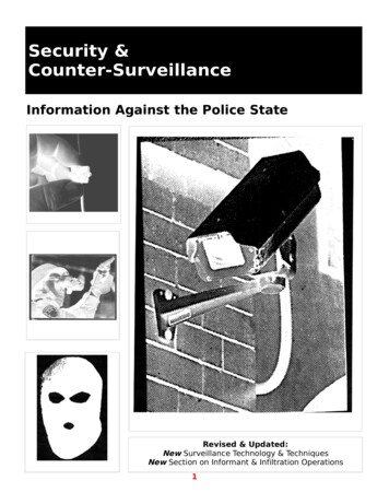 Security & Counter-Surveillance