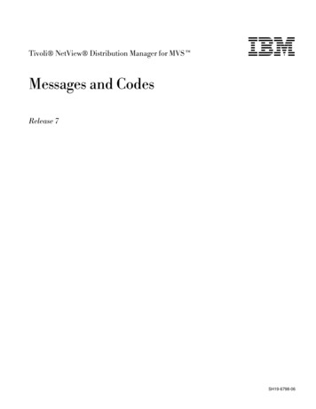 Messages And Codes - IBM