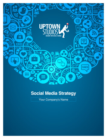 Social Media Strategy Template - Marketing & Design