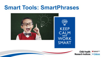 Smart Tools: SmartPhrases - UNMC