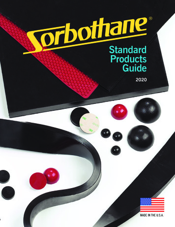 Standard Products Guide - Sorbothane