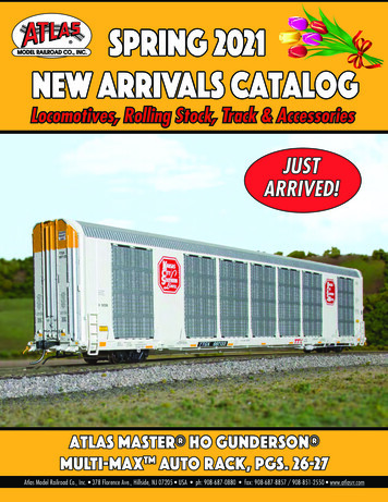 SPRING 2021 NEW ARRIVALS Catalog - Atlas Model Railroad
