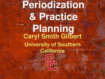 Periodization & Practice Planning - USTFCCCA