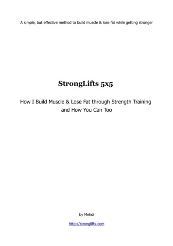 StrongLifts 5x5 - WordPress 