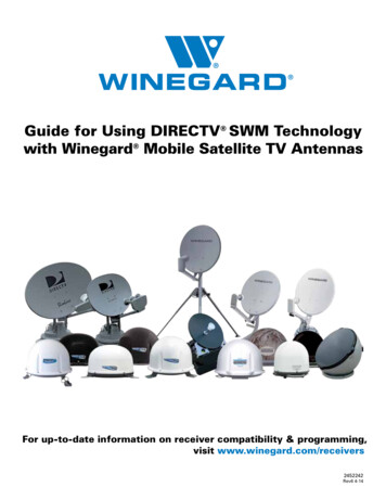 Guide For Using DIRECTV SWM Technology With Winegard .
