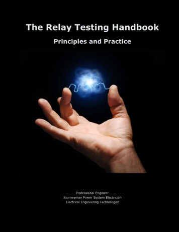 The Relay Testing Handbook: Principles And Practice