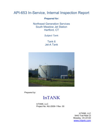 API-653 In-Service Internal Inspection Report 8-2009