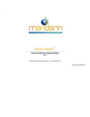 Mandarin TextbookTM