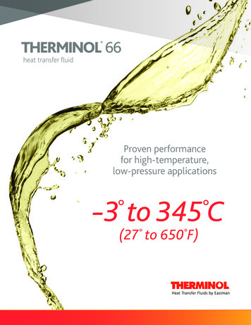 Therminol-66 Technical Bulletin - Official Site Therminol