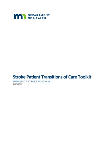 Stroke Patient Transitions Of Care Toolkit