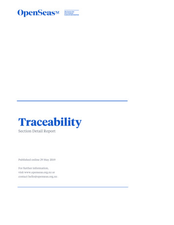 Traceability - OpenSeas